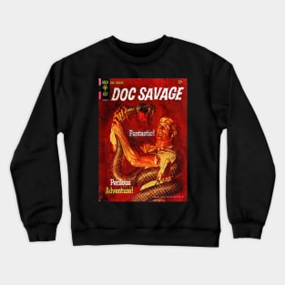 Doc Savage Gold Key Comic Cover Crewneck Sweatshirt